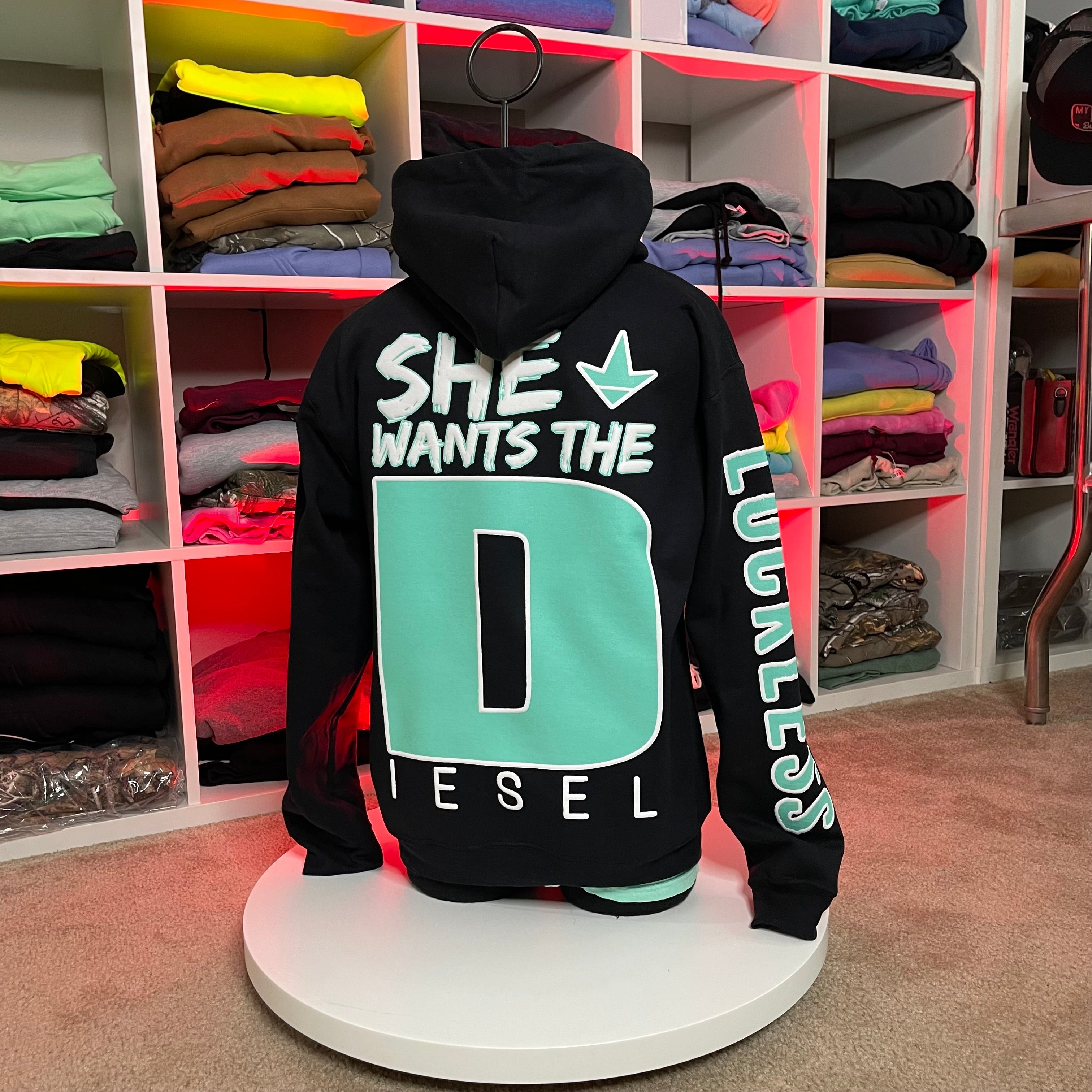 She Wants the Diesel | Funny Country Hoodie