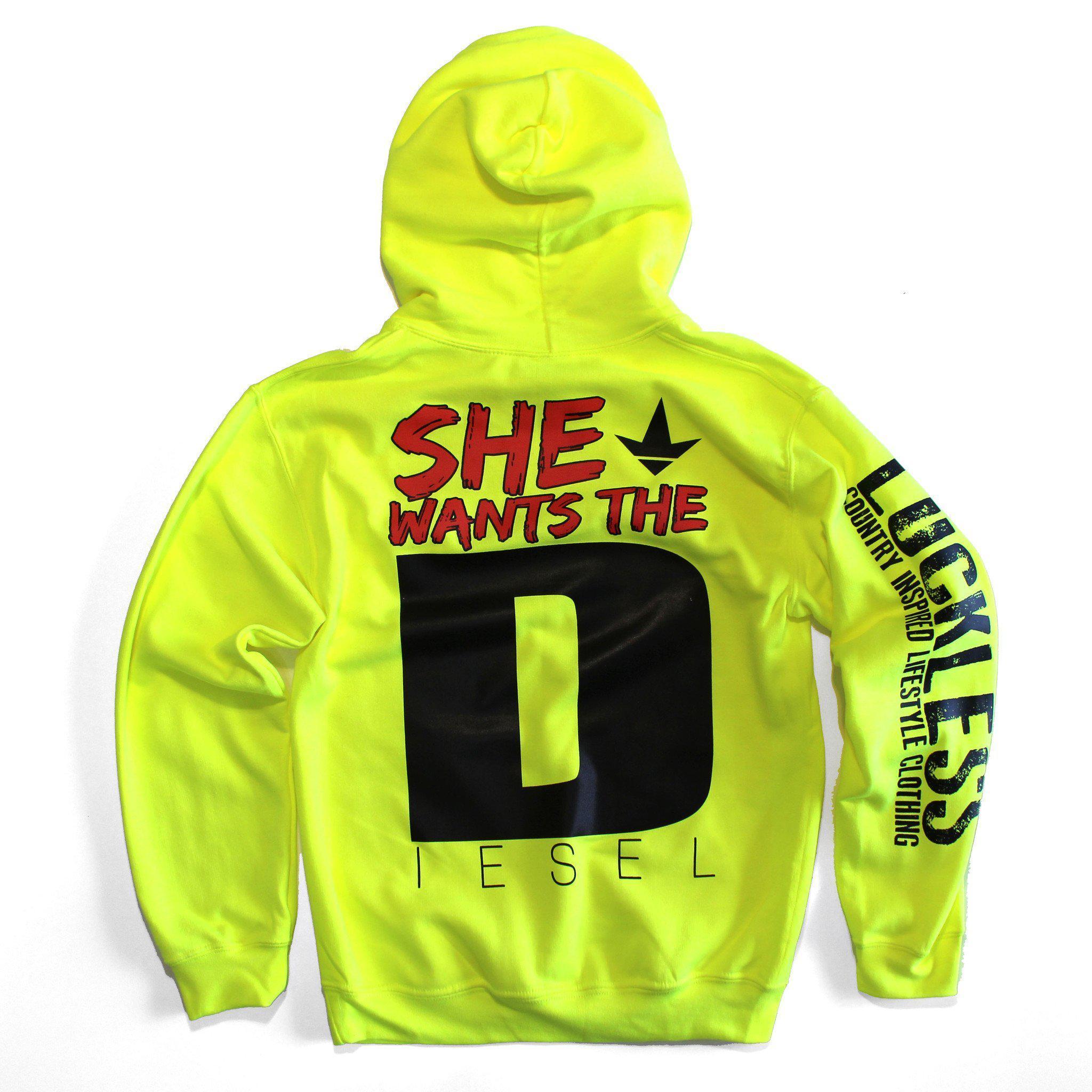She Wants the Diesel | Funny Country Hoodie